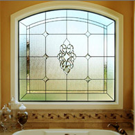 Bathroom Stained Glass